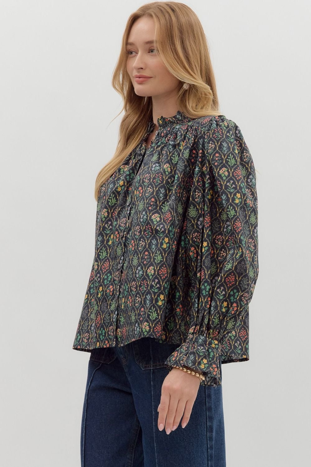Katrina Floral Top