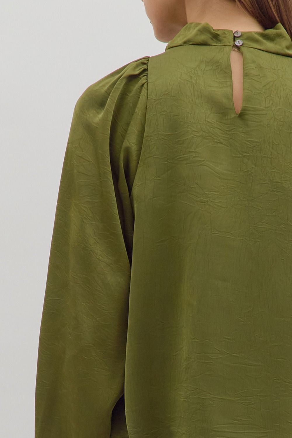 Chic in Silk Long Sleeve Top
