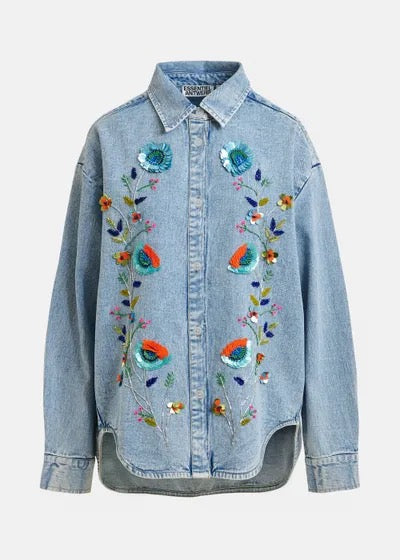 Icksonville Sequin Denim Shirt