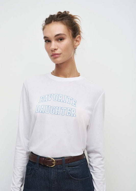 Collegiate Crop Long Sleeve Tee