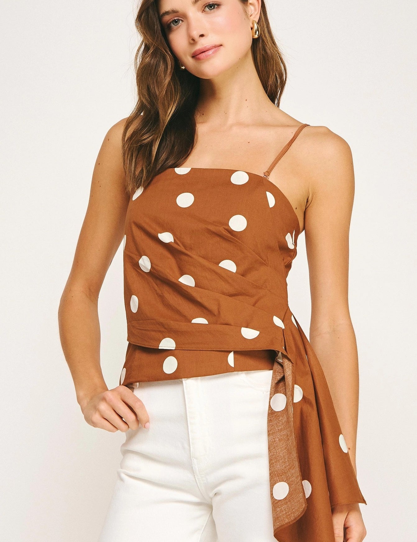 Dots for Days Strapless Top