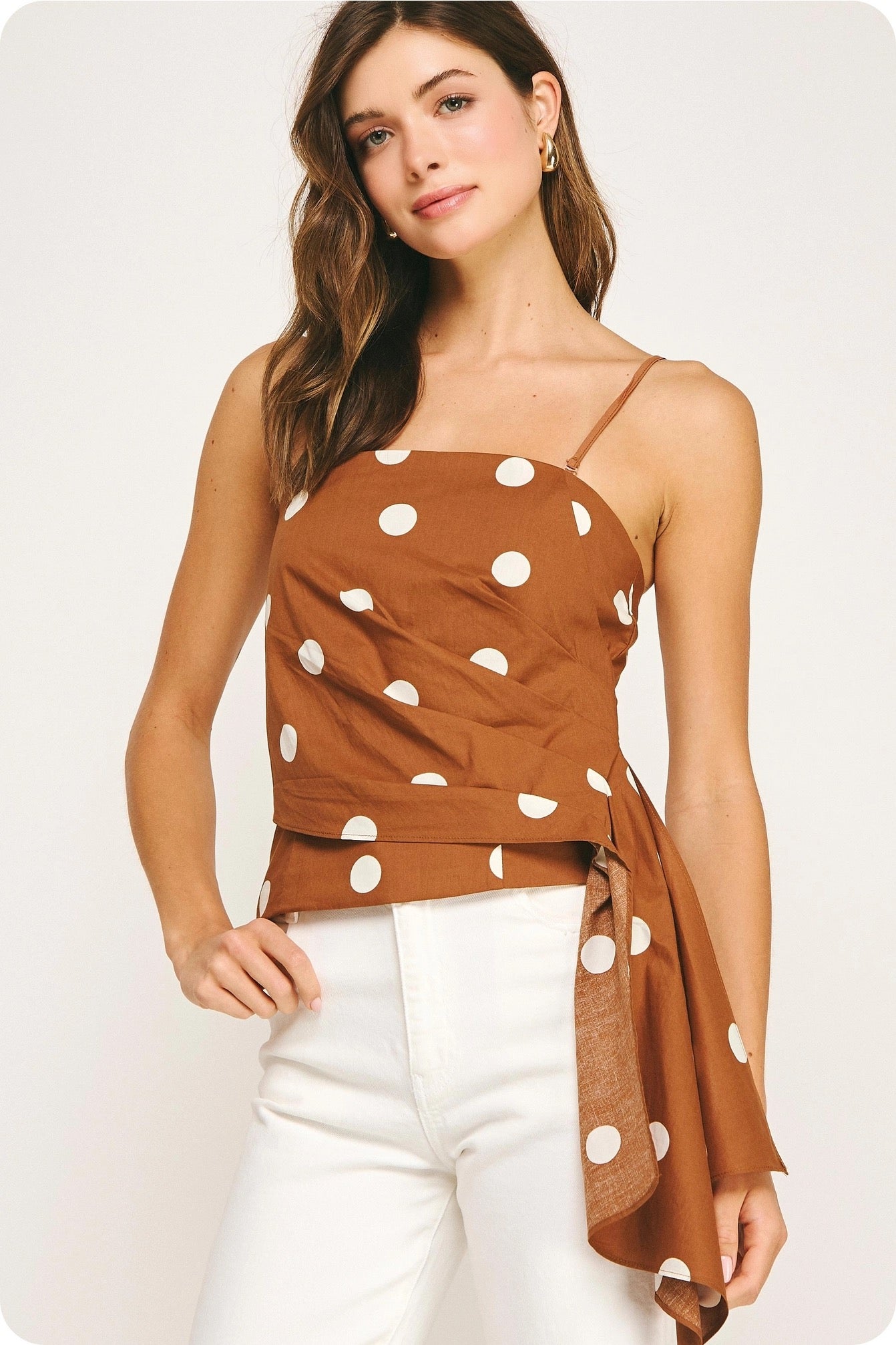 Dots for Days Strapless Top