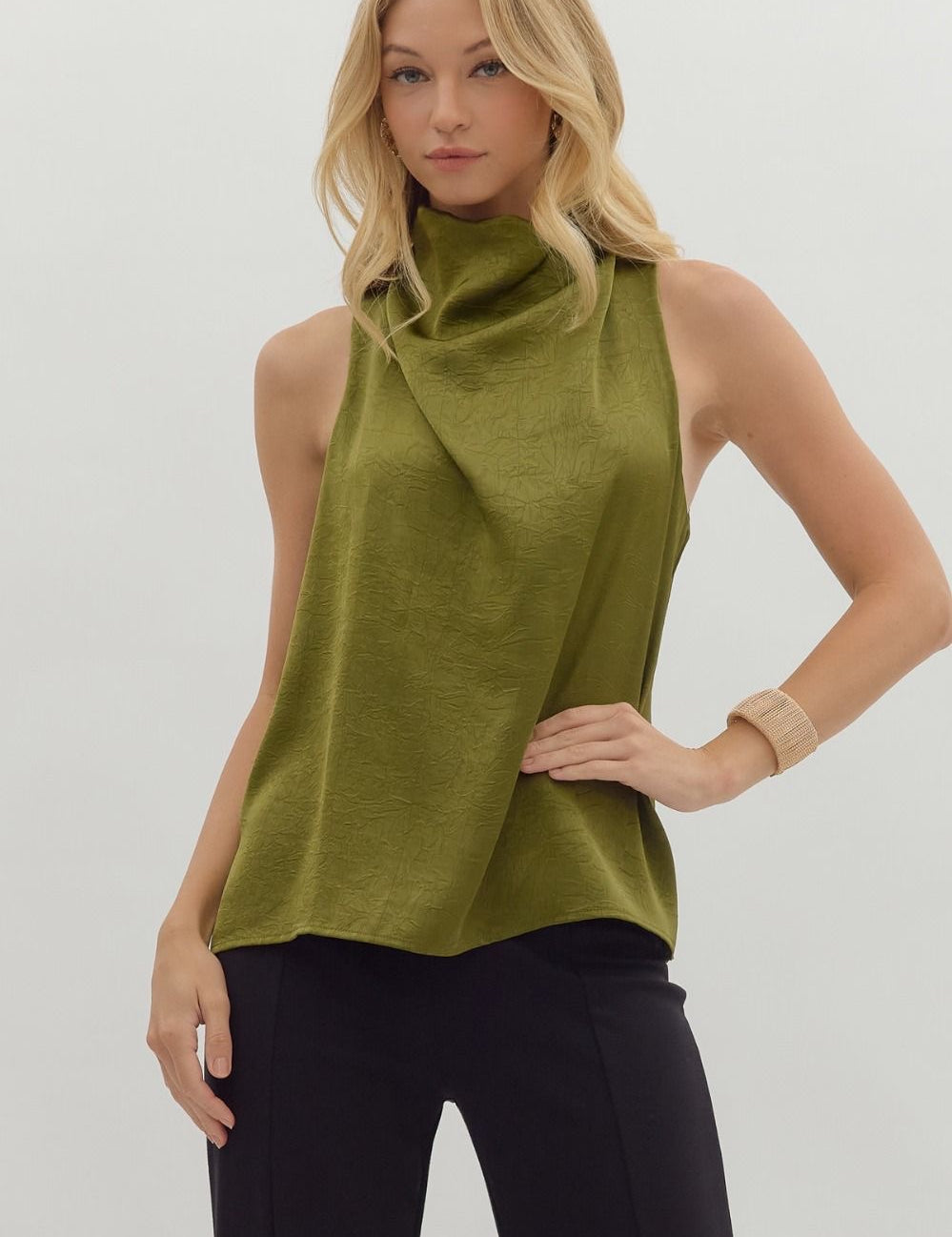 Chic in Silk Top