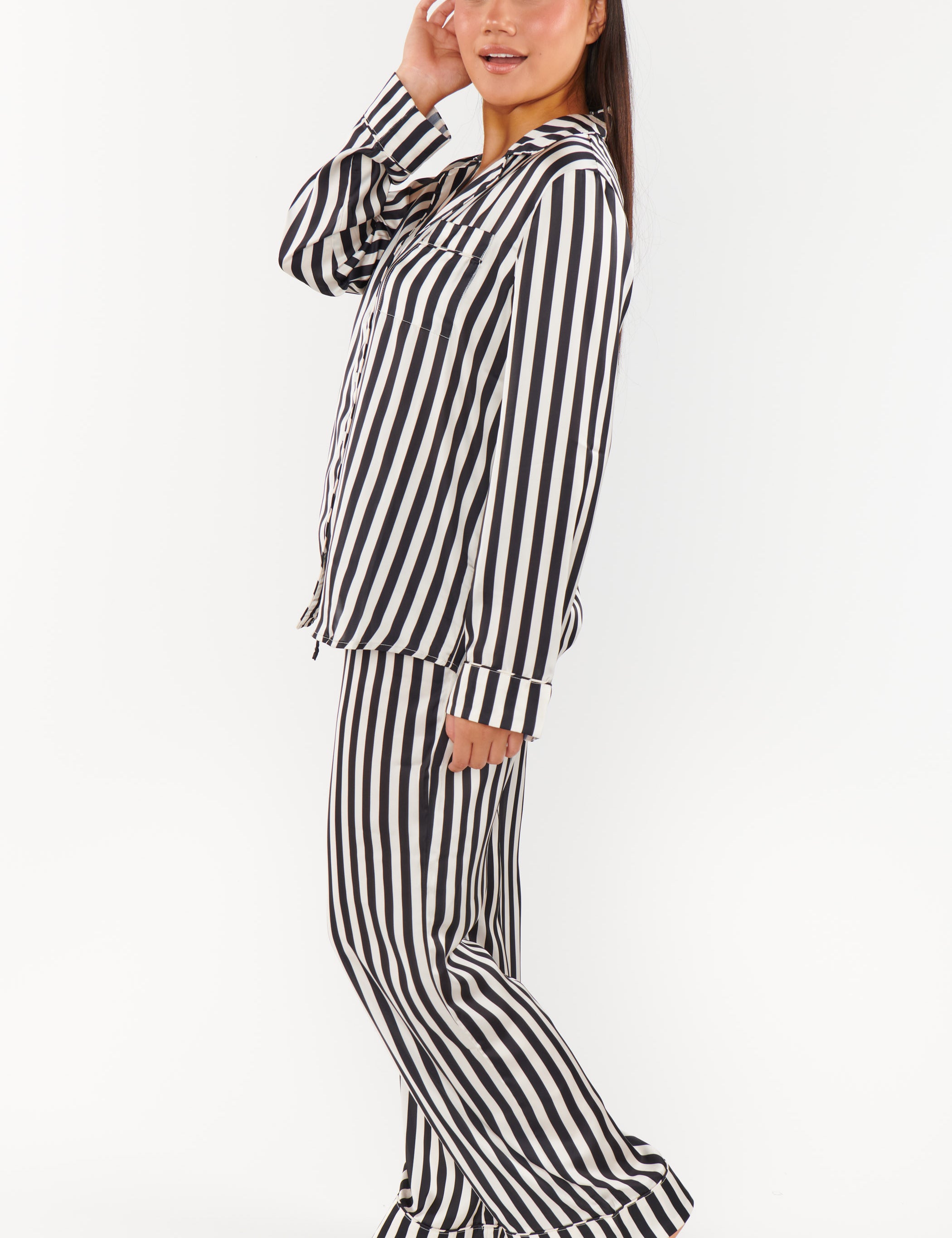 Midnight Stripe PJ Set