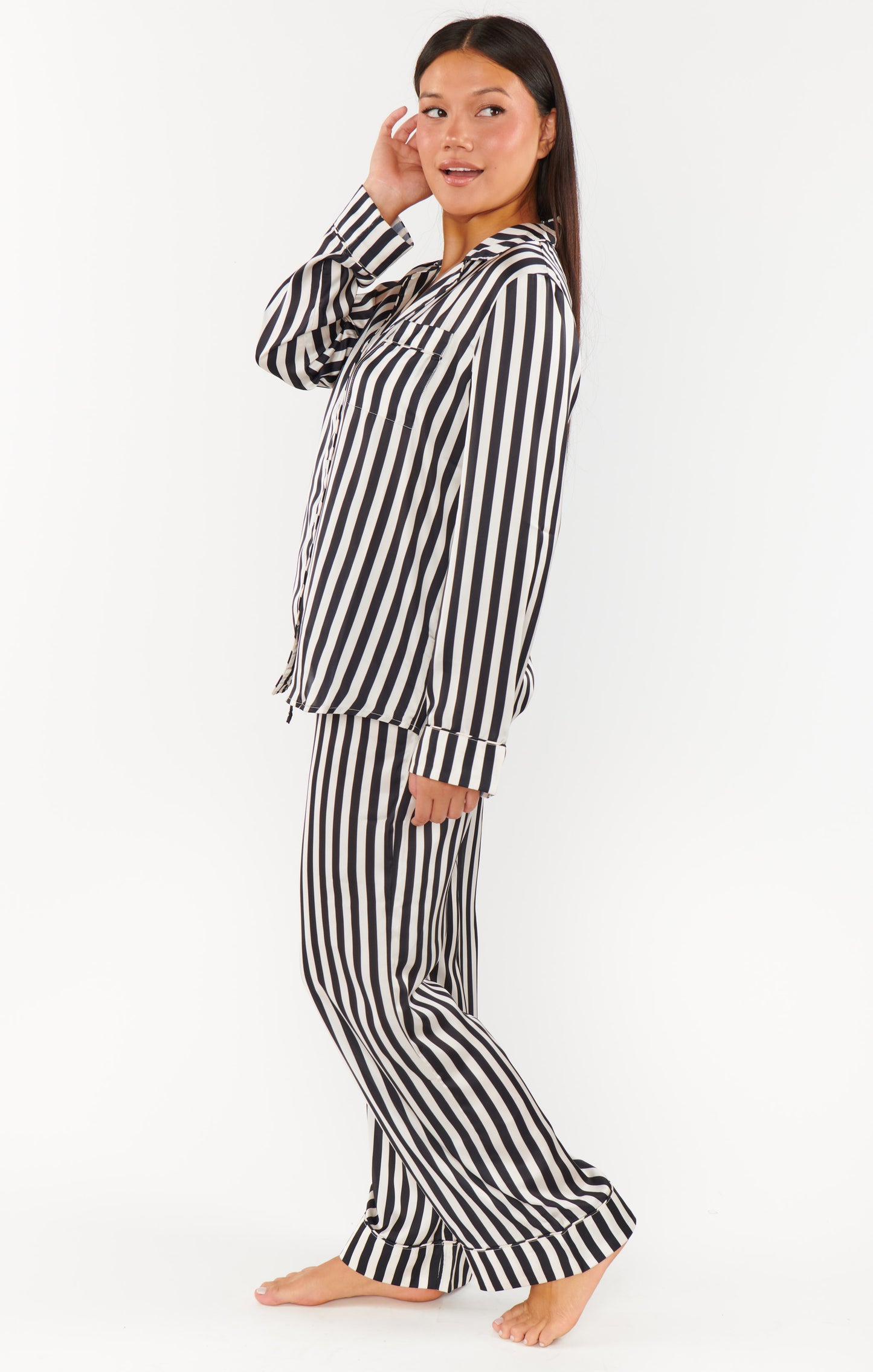 Midnight Stripe PJ Set