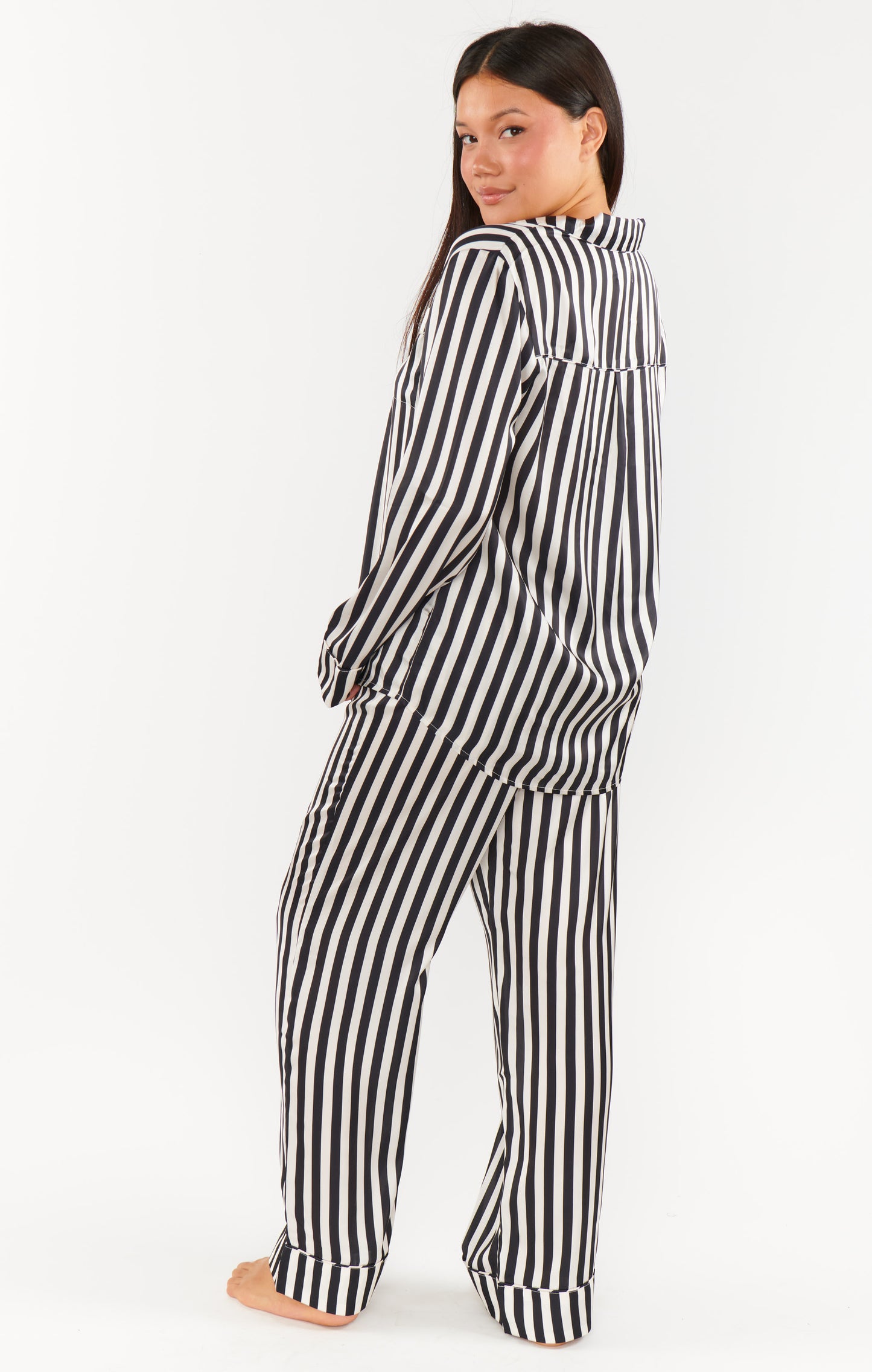 Midnight Stripe PJ Set