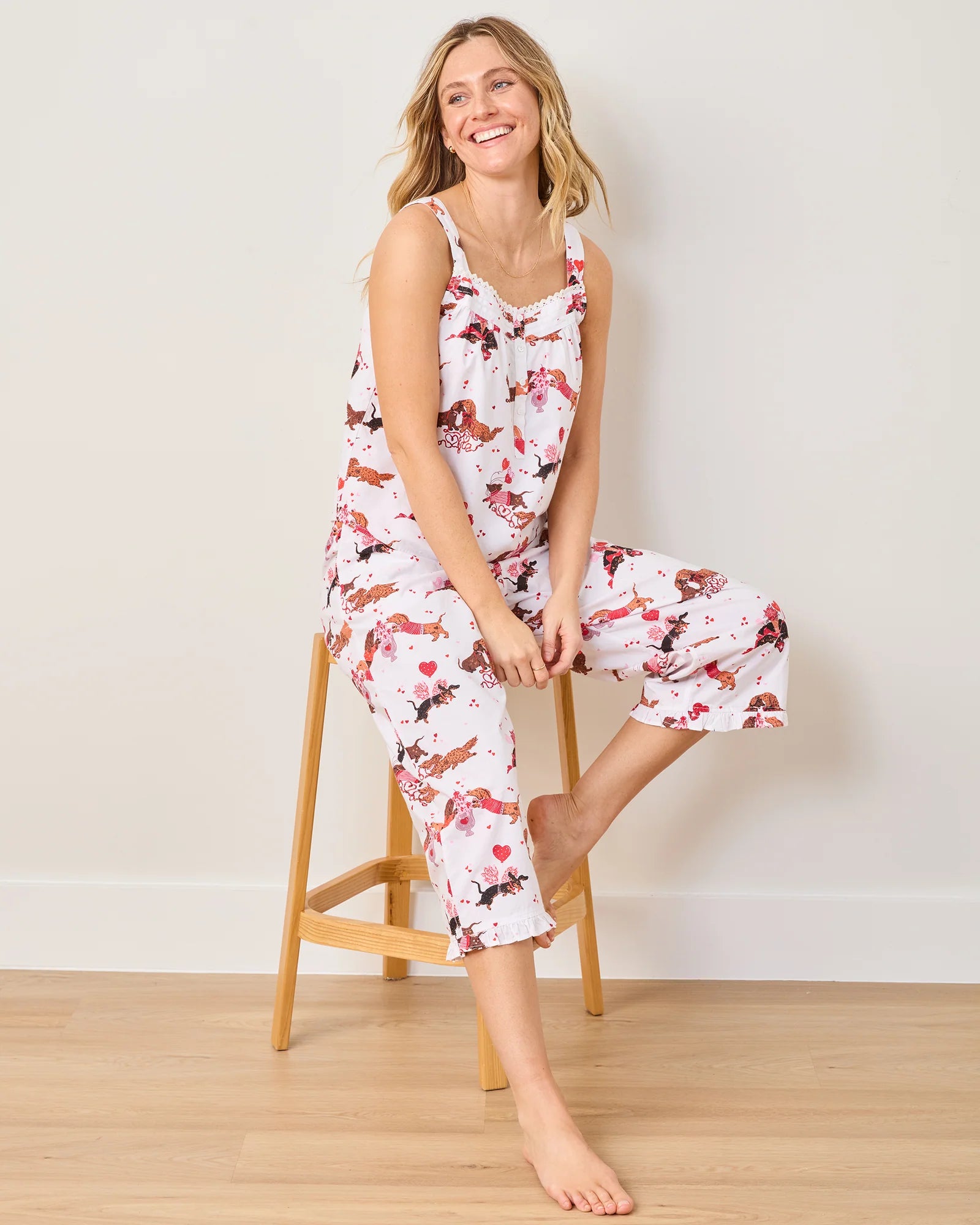Dachshund Date Pant PJ's