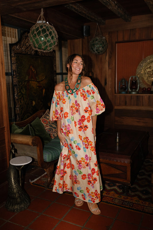 Rainbow Flower Ace Dress