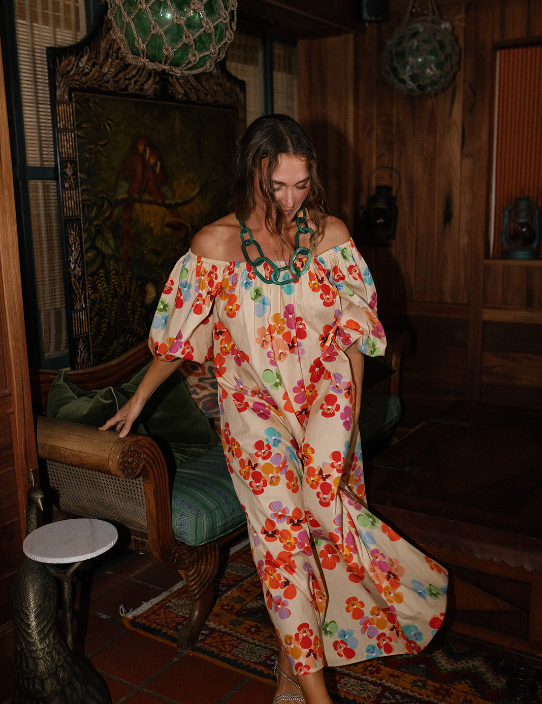Rainbow Flower Ace Dress
