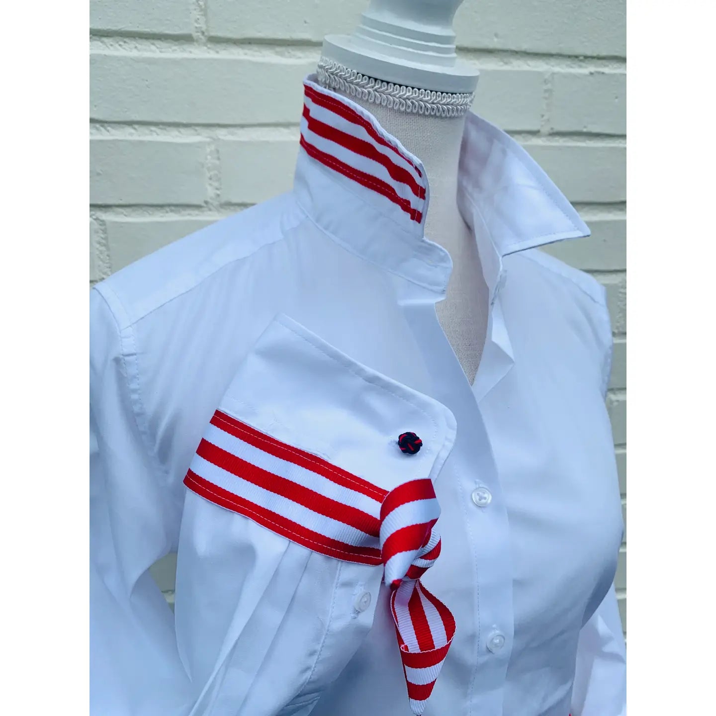 Audrey Red Ribbon Top
