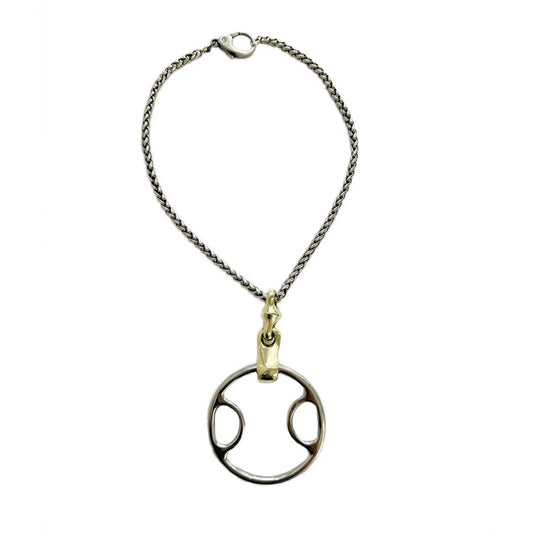 Mixed Beval Loop Bit Necklace