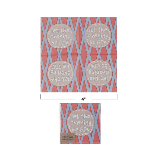 Gin Evening Cocktail Napkin