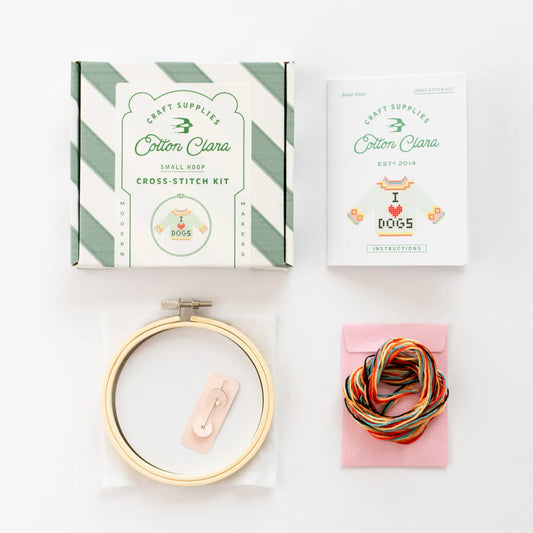 I Love Dogs Stitch Kit
