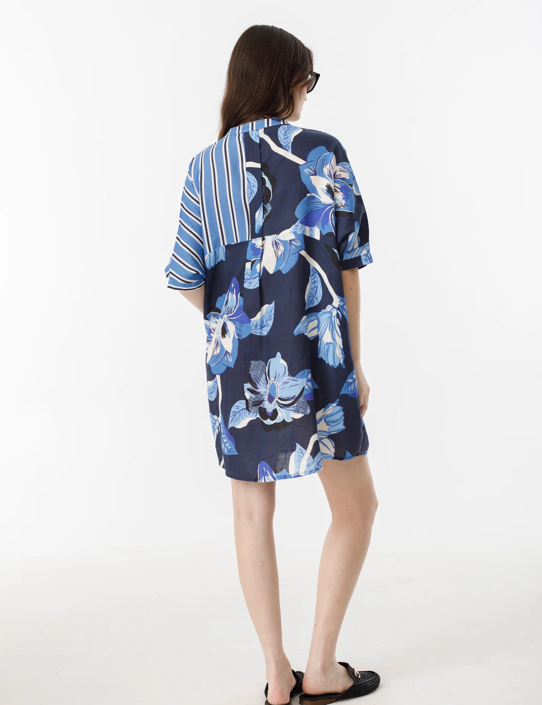 Lighthouse Linen Shirt Dress
