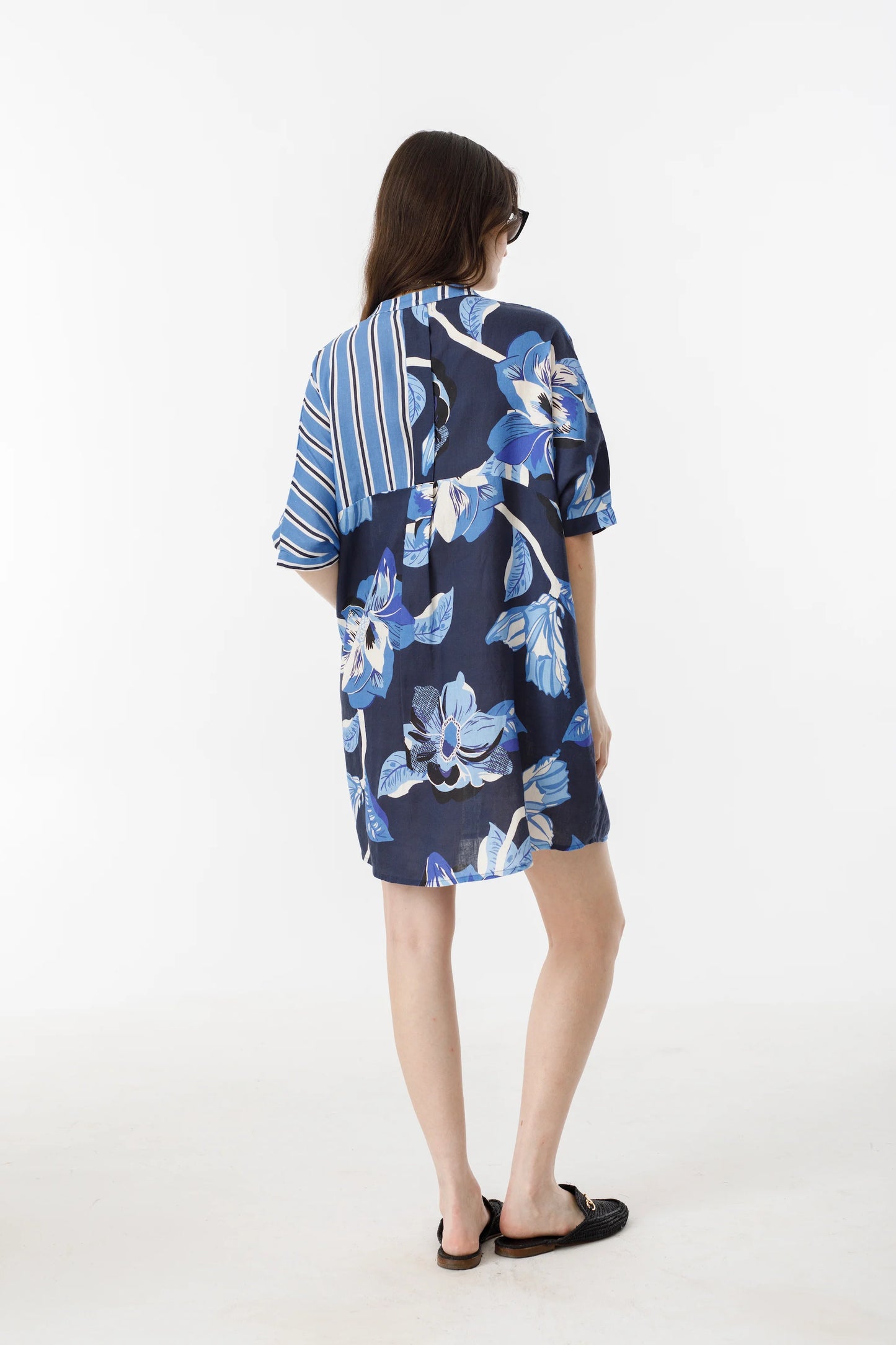 Lighthouse Linen Shirt Dress