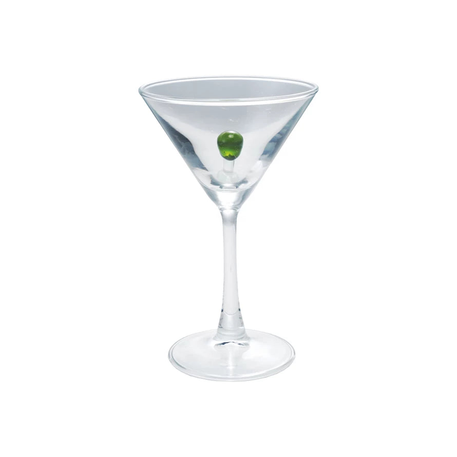 Olive Martini Glass