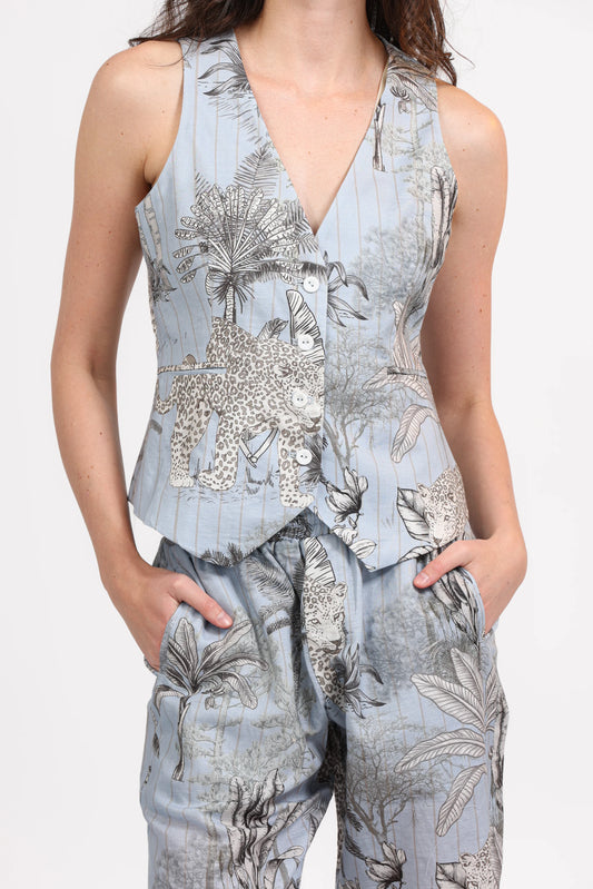 Tropique Vest Light Blue